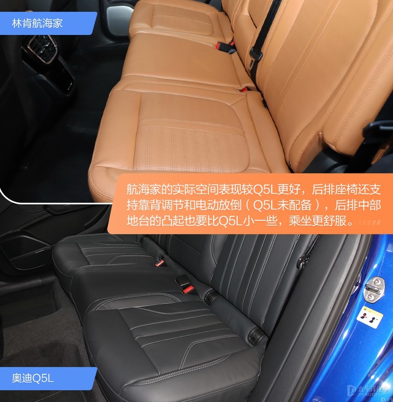 顶配间的较量林肯航海家vs奥迪q5l,林肯航海家对比奥迪q5l