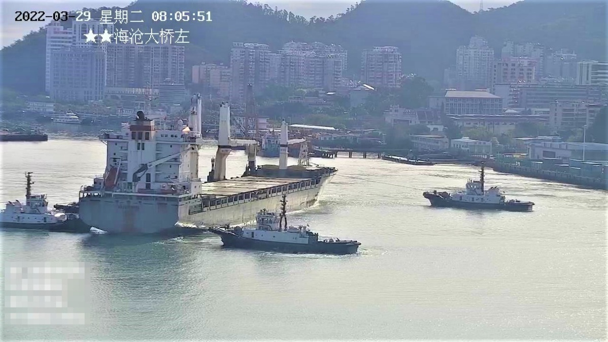 迅速响应！厦门海事局交管中心紧急处置大型杂货船主机失控险情