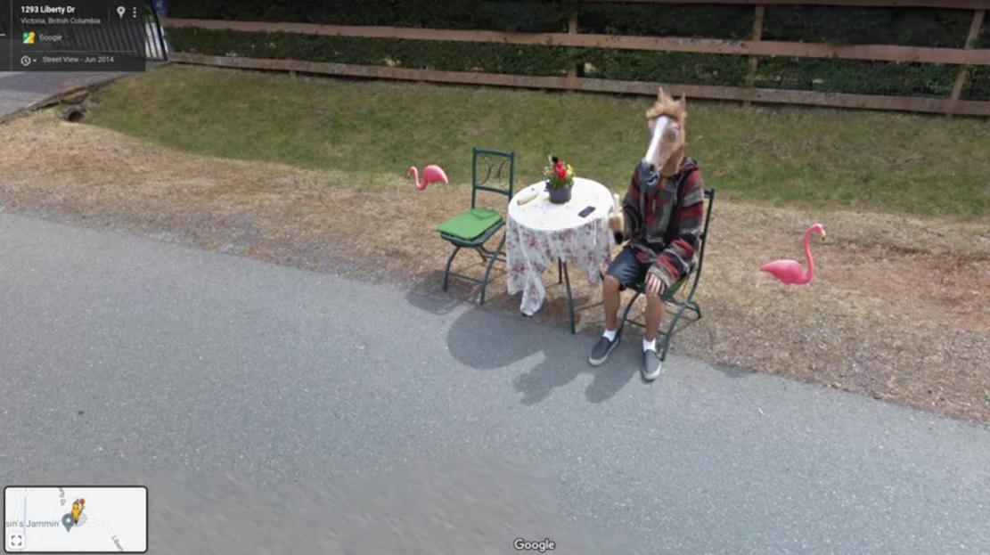 谷歌街景拍到的有趣街景,2014年的谷歌街景图