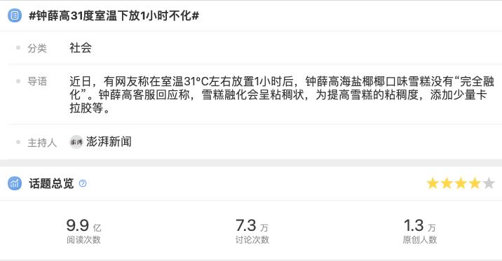钟薛高不融化事件的危机公关,钟薛高危机公关失败案例