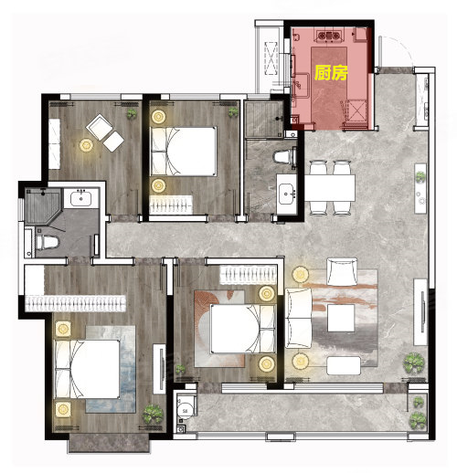 青啤静澜山192平户型怎么样,青啤静澜山大平层