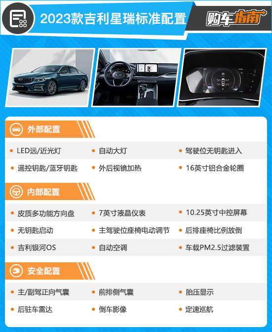 吉利星瑞2023款只此青绿,2023款吉利星瑞L