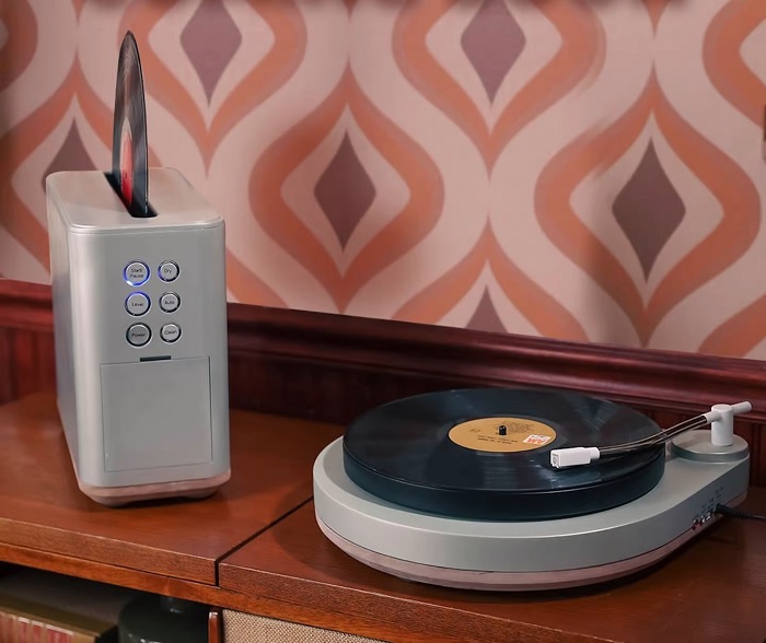 vinyl唱片机,黑胶唱片超声波洗碟机