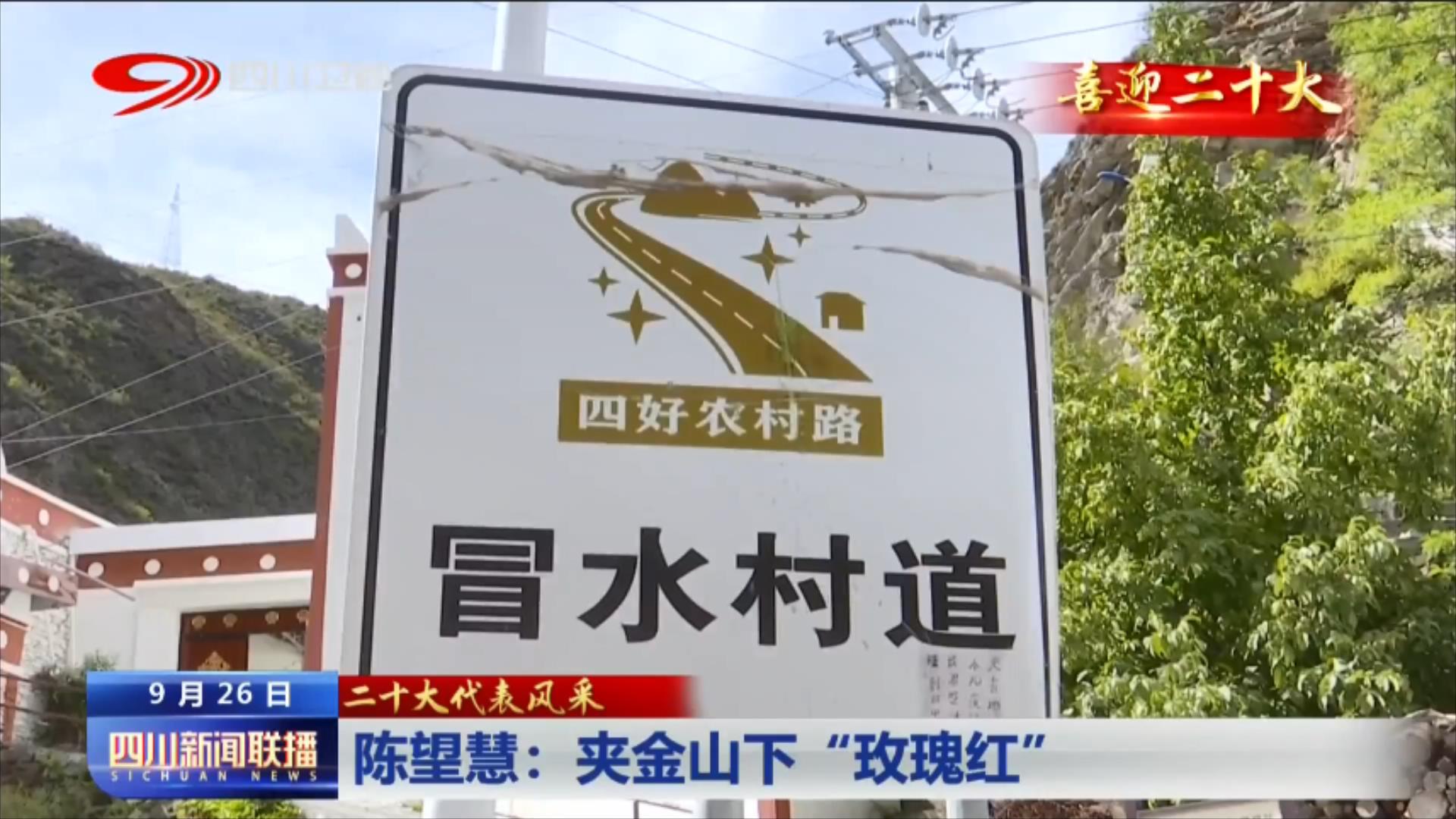 四川新闻联播丨二十大代表风采：带领乡亲们走上致富路