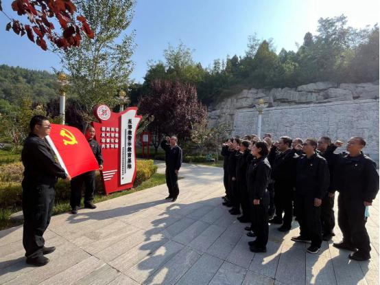 山西晋能控股装备制造集团开展“喜迎二十大反邪保平安”主题*党**日活动