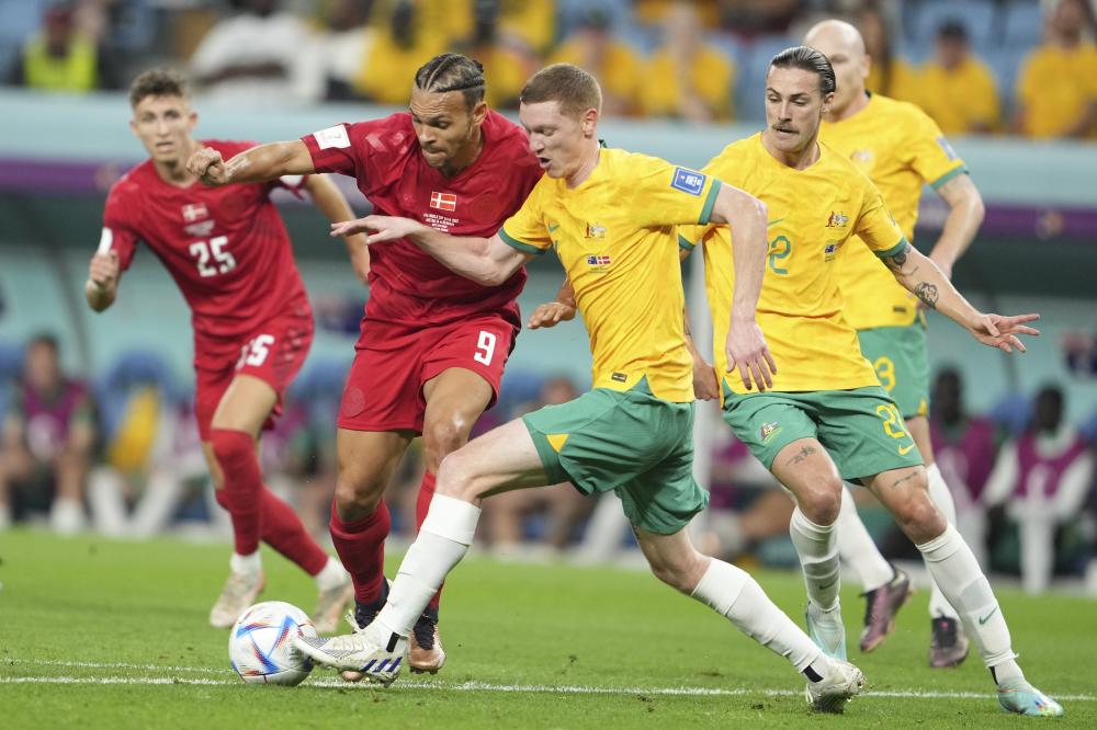 澳大利亚1比0丹麦全场集锦,澳大利亚2-0完胜印度精彩集锦