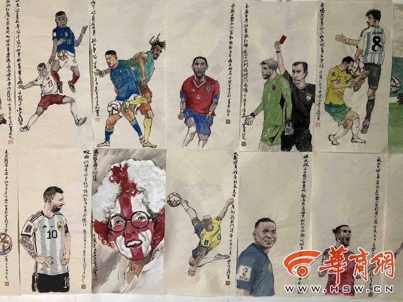 80后美术老师用粉笔作画,诸神黄昏老师