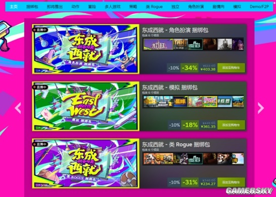 steam东成西就多久开启,steam东成西就大促