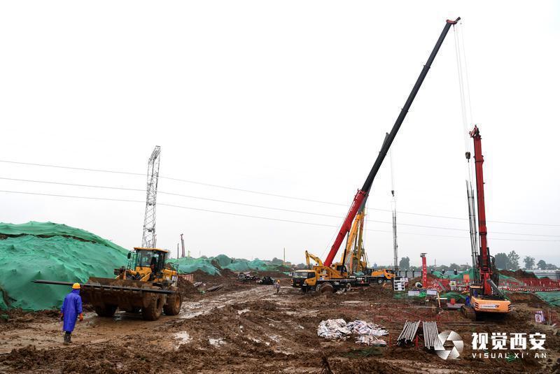 西安东站站房工程正式开工建设