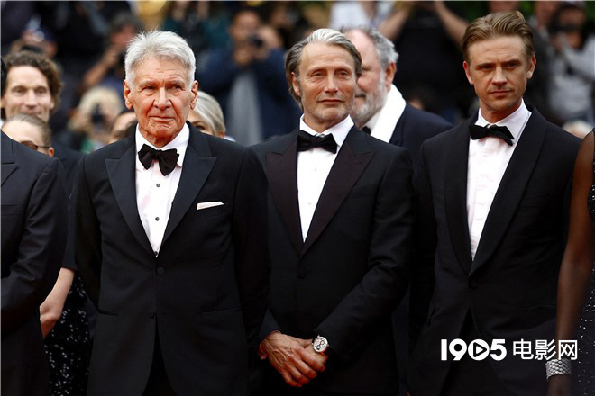 《夺宝奇兵5》戛纳首映哈里森·福特获荣誉金棕榈