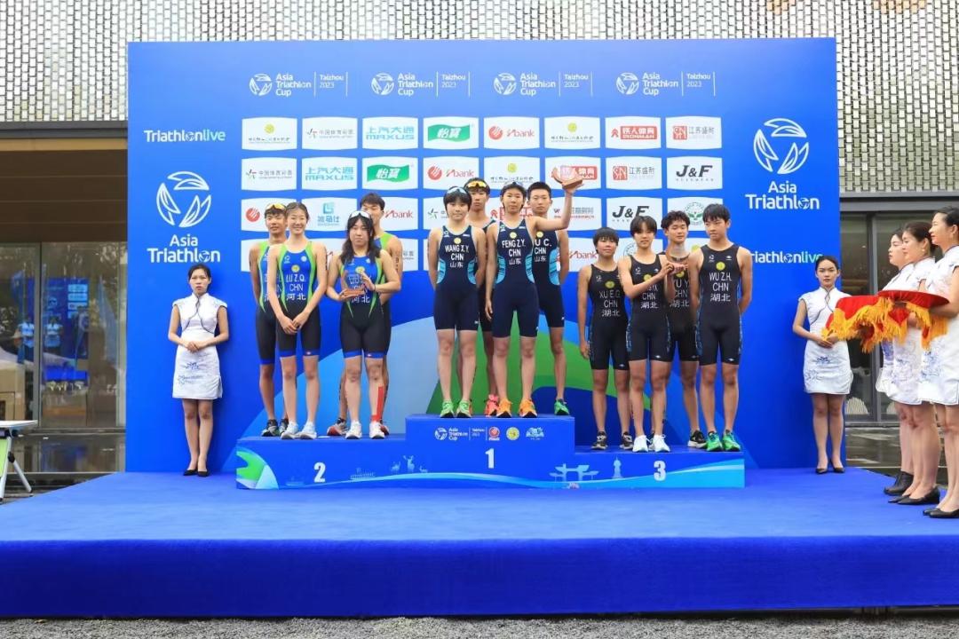 铁人三项亚洲杯泰州站湖北小将收获1银3铜