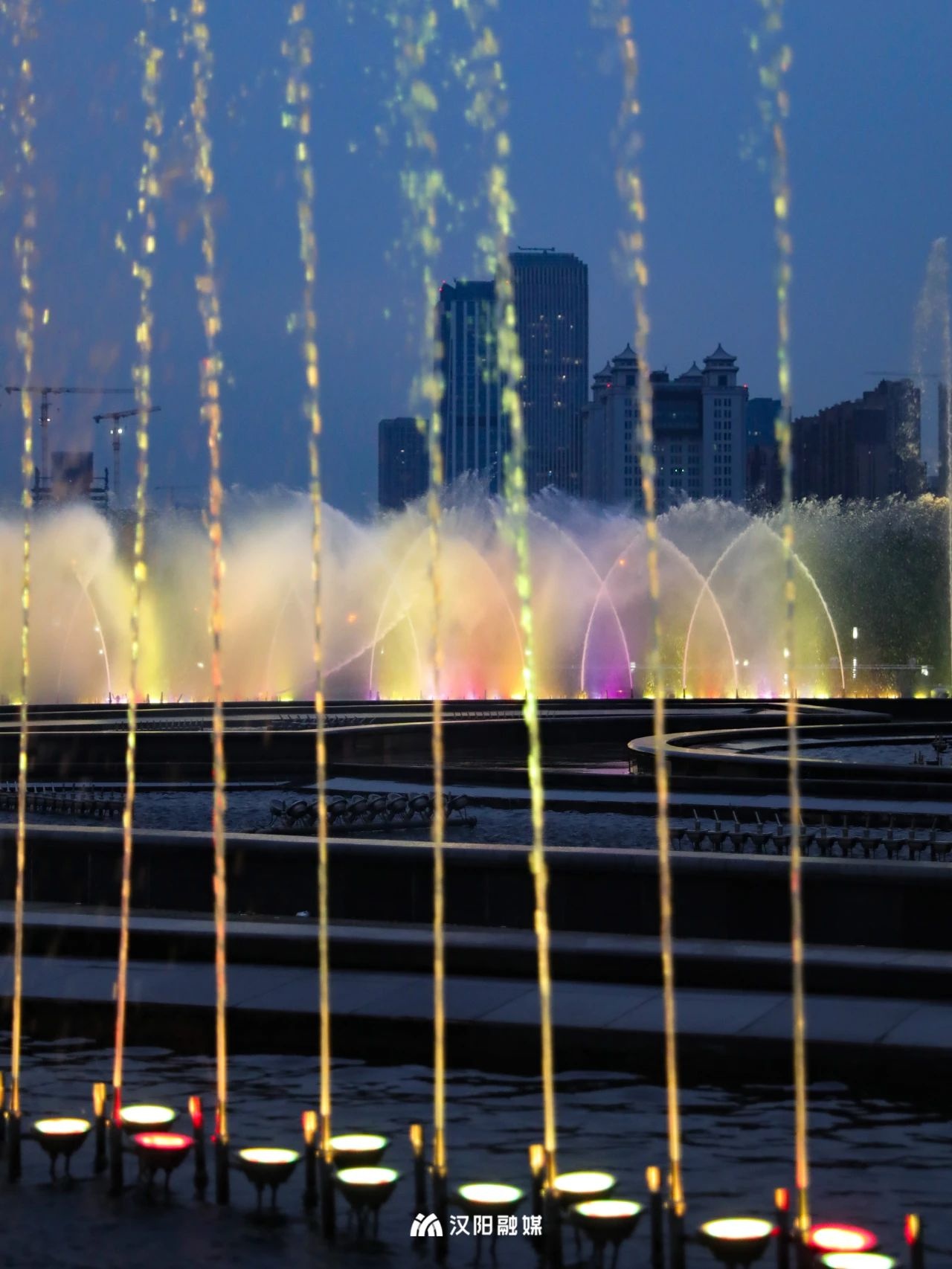 武汉音乐喷泉在哪里,武汉最大喷泉在哪里