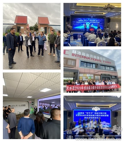 天水市创业能力提升训练营暨创业论坛圆满收官