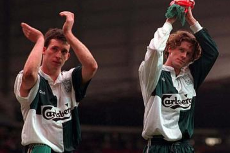 利物浦30周年纪念版球衣,利物浦23-24赛季主场球衣