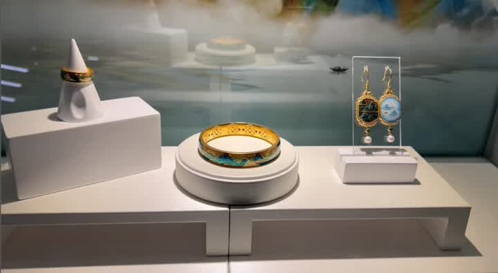 进博会探访珠宝,探访首届中国跨境电商交易会展会