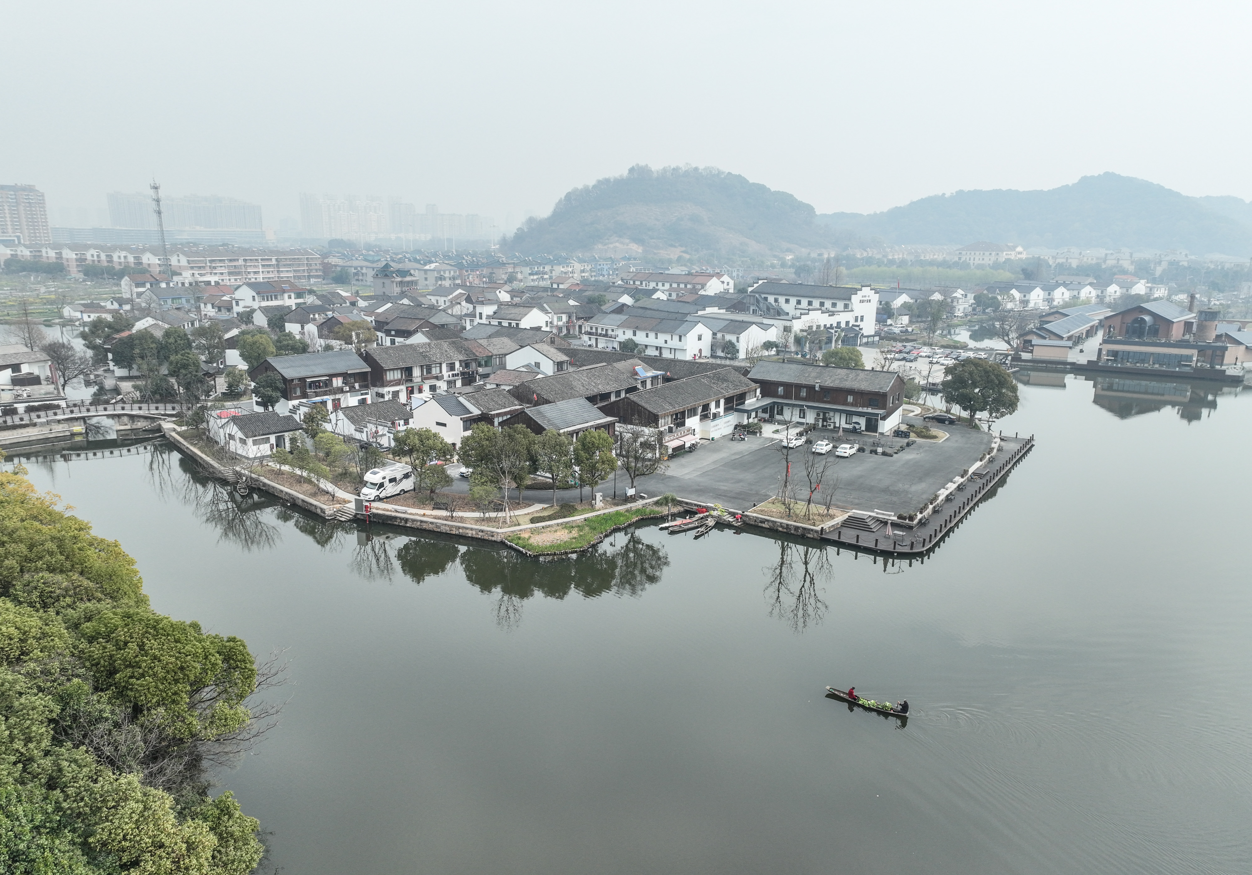 绍兴市越城区鉴湖新村改造,绍兴城乡蝶变图片