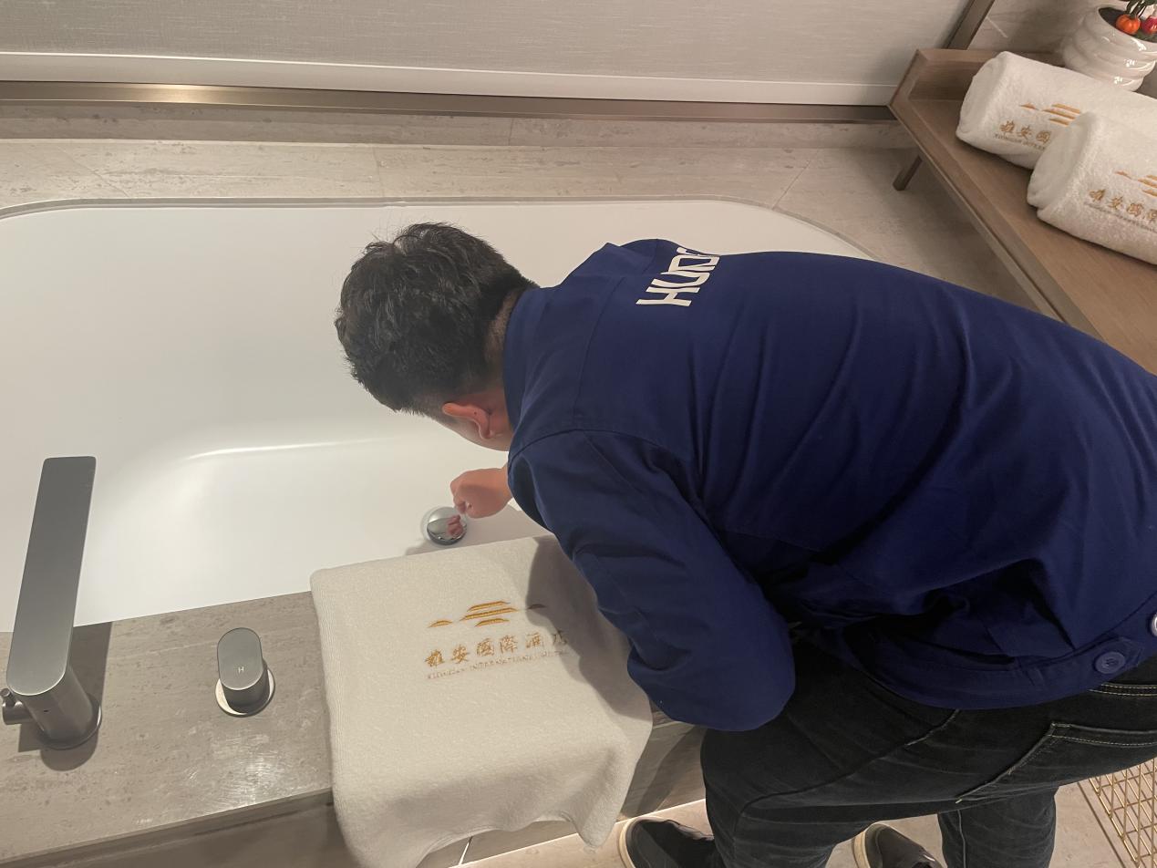 惠达卫浴工程实力再获肯定，服务雄安国际酒店获表扬