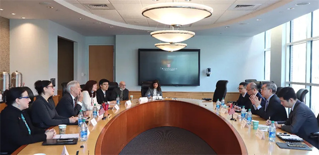 中国驻纽约大使接受采访,中国驻纽约大使讲座